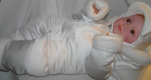 KOMBINEZON  ZIMOWY DO CHRZTU