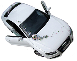 Dekoracja Samochodu Ślubnego