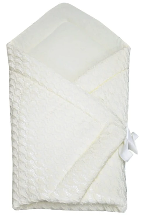 becik-do-chrztu-rożek-chrzcielny-dzianina ECRU.jpg