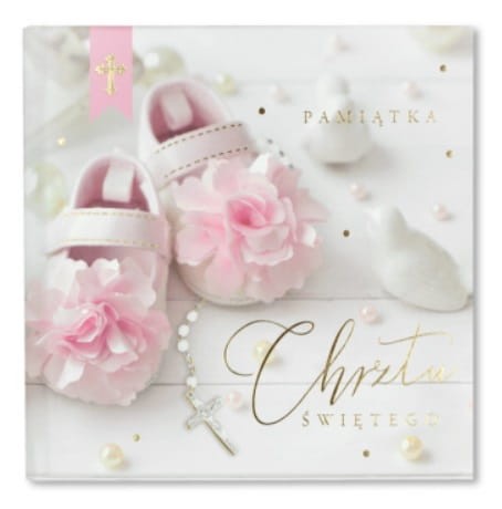 książeczka -pamiatka-na chrzest-kwadrat-różowa-ISBN 44-0.jpg