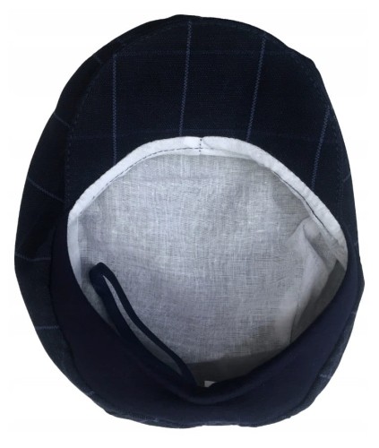 komplet-na chrzest-kratka granatowa-kaszkiet 2.jpg