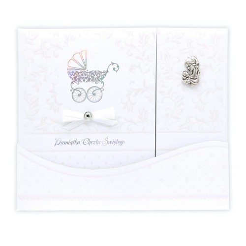 pamiatka-na chrzest-album-pamiatkowy-srebrzony-z brokatem-przód-No10.jpg