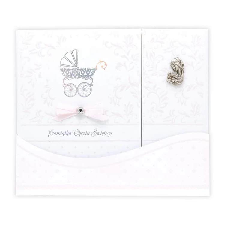 pamiatka-na chrzest-album-pamiatkowy-srebrzony-z brokatem-dla dziewwczynki-RÓŻOWA KOKARDKA-No11.jpg