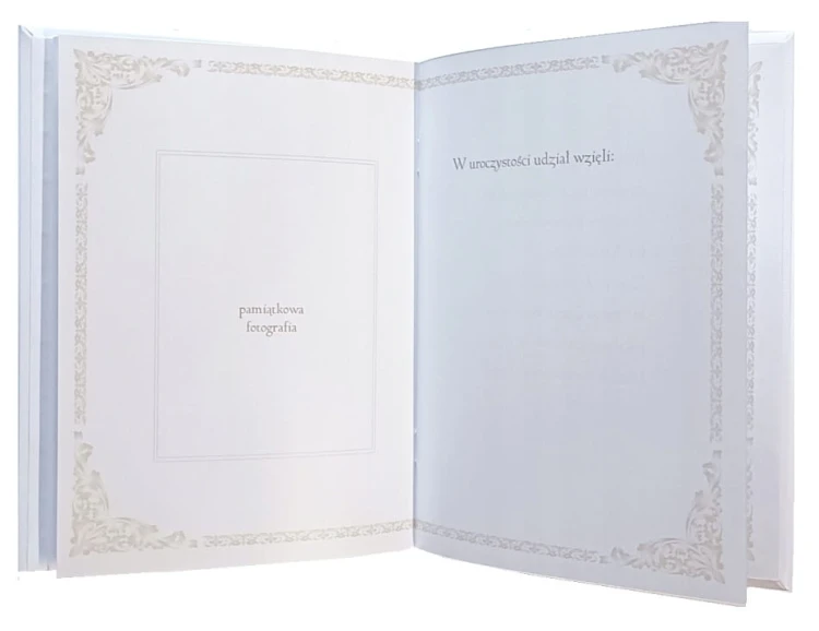 pamiatka-na chrzest-album-książeczka-srebrzony-z brokatem-od Matki Chrzestnej-Biały-A5-7 No20.jpg