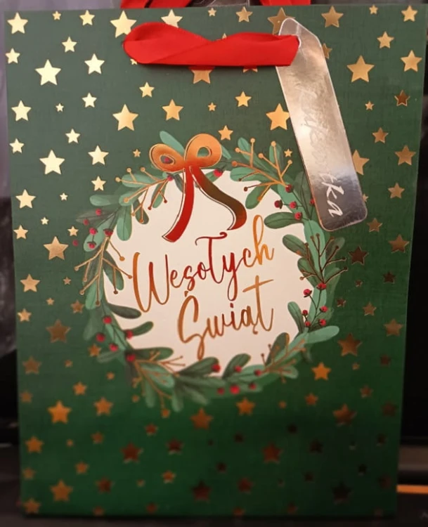 torebka-prezentowa-na Boże narodzenie-z połyskiem-WIENIEC-ZIELONY-ZESTAW I-NR2.jpg