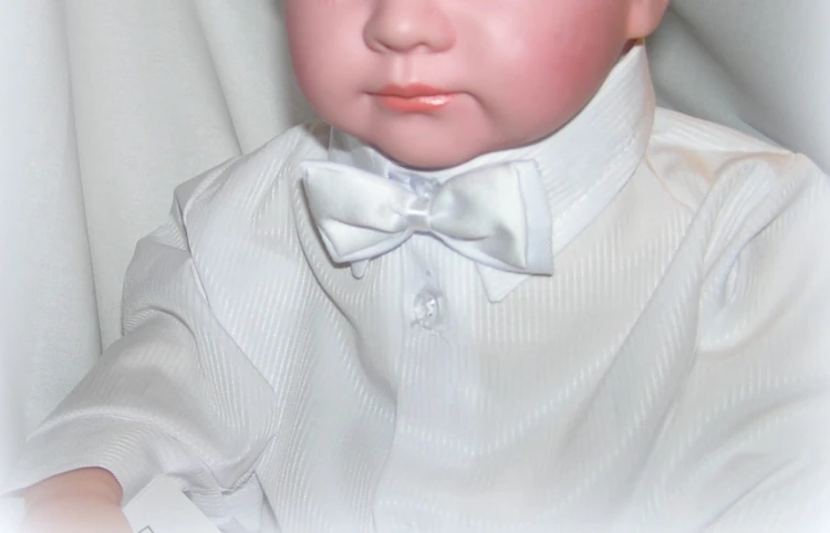 ubranka-na chrzest-ubranko-do chrztu-dla chlopca-białyChD2.JPG  eleganckie, zimowe ubranko chrzest-kombinezon biały 