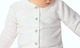 sweterek-na chrzest-dla dziewczynki-narzutka-bialy-719.jpg Elegancki sweterek do chrztu z dzianiny