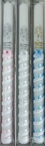 świeca-na chrzest-koronka-biała-wsyażeczka-satynowa-biały-niebieski-różowy-ChrGkwB.jpg