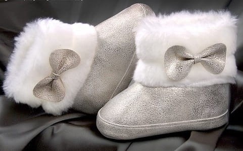 buciki-botki-kozaczki-na chrzest-dla dziewczynek-ekoskórka-SREBRNY.jp