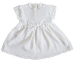 sukienka-do-chrztu-ubranko-dla-dziewczynki-dzianina-biała-jpg. sukienka biala na chrzest  