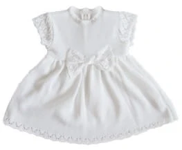 sukienka-do-chrztu-ubranko-dla-dziewczynki-dzianina-biała-jpg. sukienka biala na chrzest  