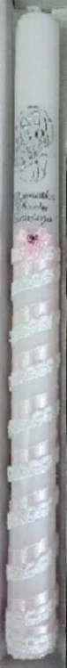 świeca-na chrzest-koronka-biała-wsyażeczka-satynowa-biały-niebieski-różowy-ChrGkwB.jpg