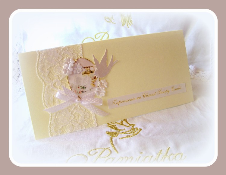 zaproszenie na chrzest święty ręcznie robione 4.JPG