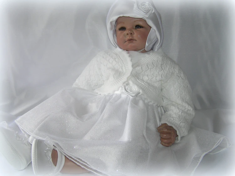 ubranko-na chrzest-dla-dziewczynki-sukienka-bolerko-kapelusik-P1010027-JPG Komplet ubranko do Chrztu